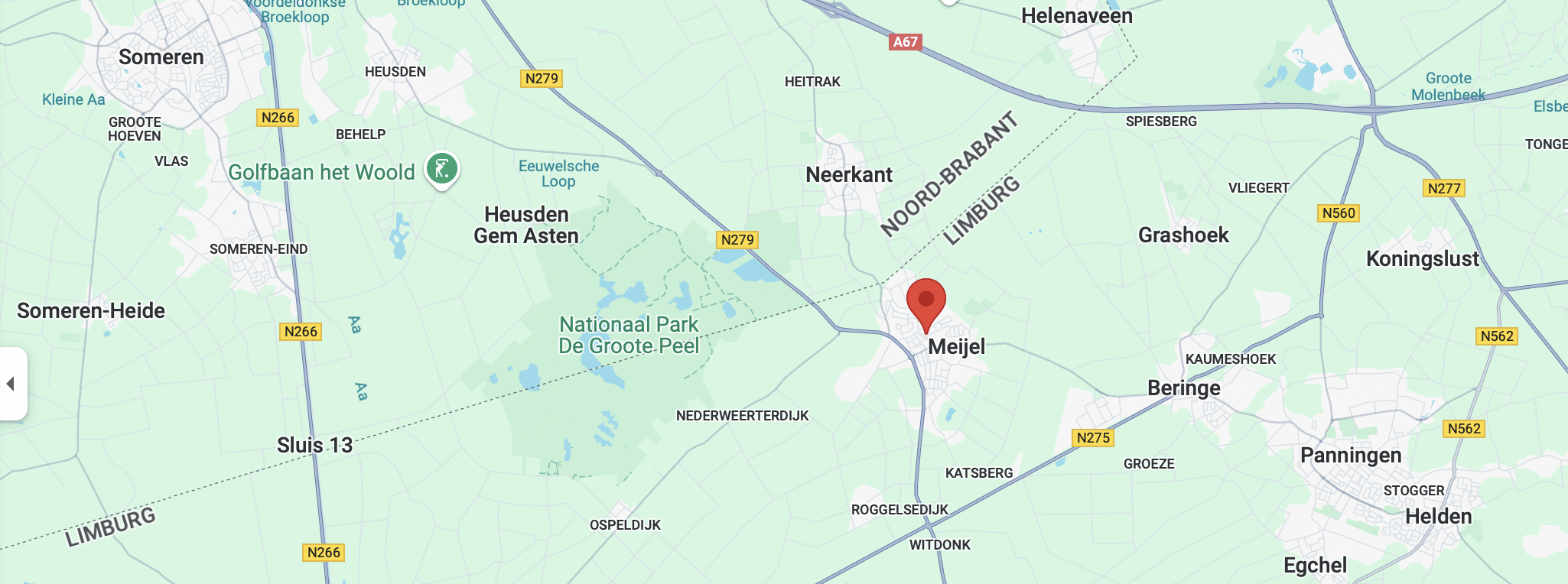 route Fris & Fluffy Meijel
